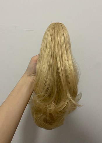 tokalı at kuyrugu sarı renk hiç kullanilmamiş 0 - Görsel 4