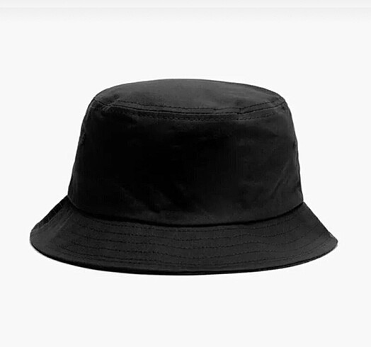 Siyah renk balıkçı şapkası