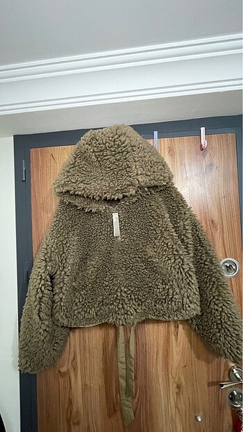 PULL&BEAR KAHVERENGİ KANGURU MONT