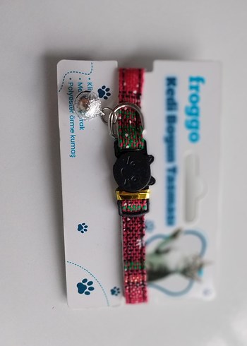 Renkli Froggo Kedi Boyun Tasması - Görsel 2