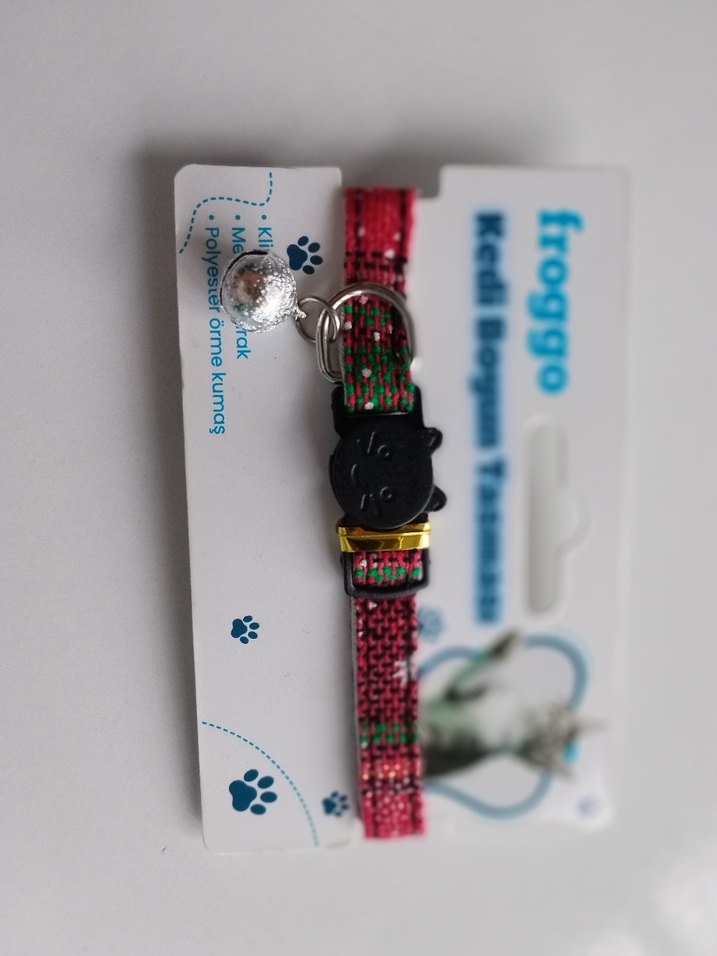 Renkli Froggo Kedi Boyun Tasması - Görsel 2