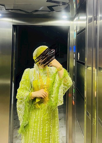 Dantel Detaylı Bohem Kadın Uzun Elbise - Görsel 3