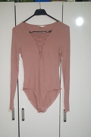 H&M alttan çıtçıtlı body penye