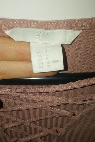 H&M H&M alttan çıtçıtlı body penye