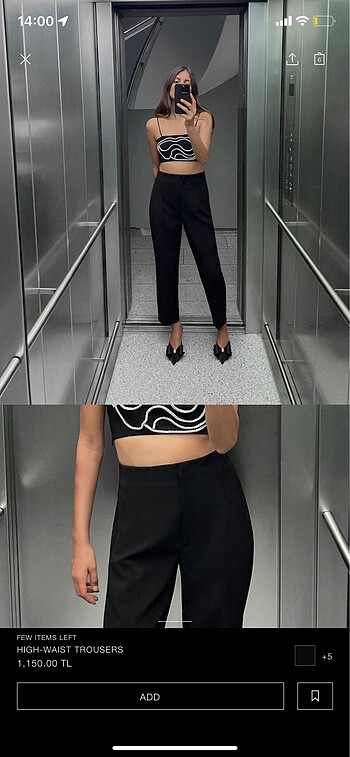 Zara Zara kumaş pantolon