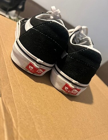 39 Beden siyah Renk Vans sk8-low ayakkabı