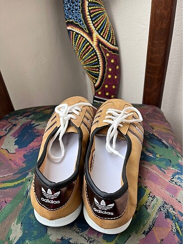 36 Beden sarı Renk Adidas vintage babet
