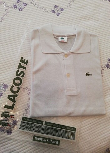 s Beden beyaz Renk S lacoste erkek Polo yaka t-shirtler 