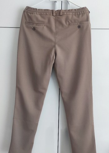 erkek Bej jogger pantolon 1 beden büyüğünü tercih edin - Görsel 3