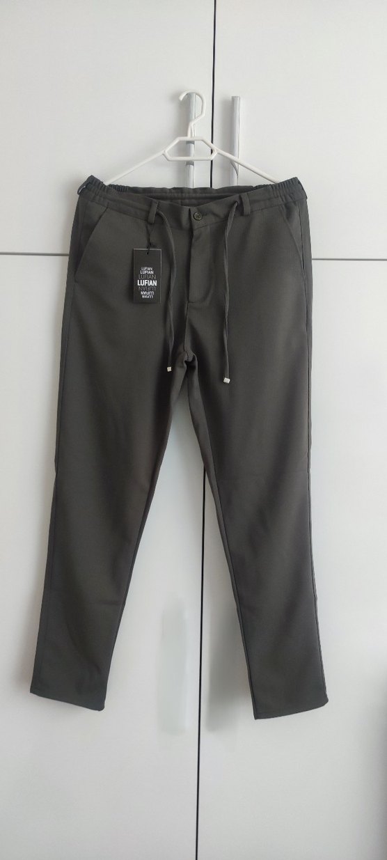 Lufian haki jogger erkek Pantolon - Görsel 2