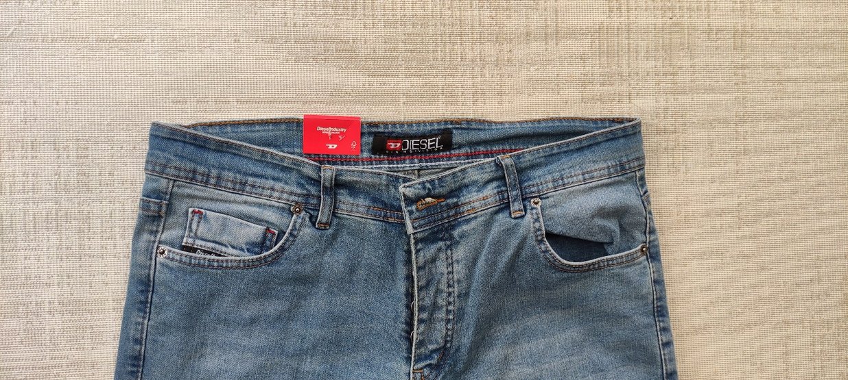 DIESEL Erkek slim Fit Denim Jean likralı - Görsel 5