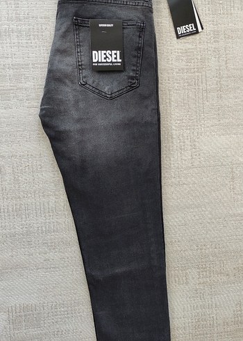 DIESEL Gri slim Fit Denim Erkek Pantolon - Görsel 3