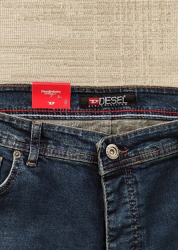 Diesel Erkek slim fit Kot Pantolon likralı - Görsel 5