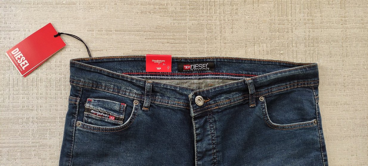 Diesel Erkek slim Fit Kot Pantolon likralı - Görsel 5