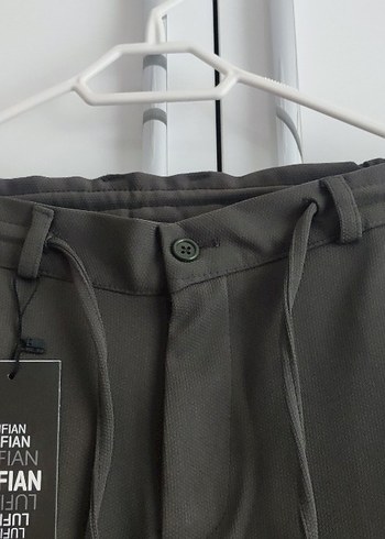 LUFIAN haki Erkek jogger Eşofman Altı 1 beden büyüğü tercih edin - Görsel 3