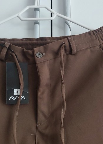 avva jogger örme Kumaş Pantolon 1 beden büyüğü tercih edin - Görsel 4