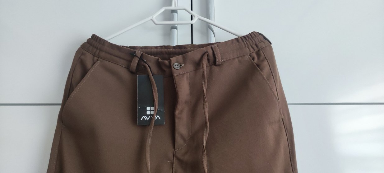 avva jogger örme Kumaş Pantolon 1 beden büyüğü tercih edin - Görsel 4