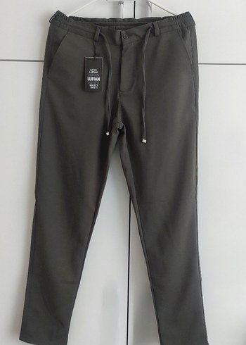 Lufian haki jogger Kumaş Pantolon - Görsel 2