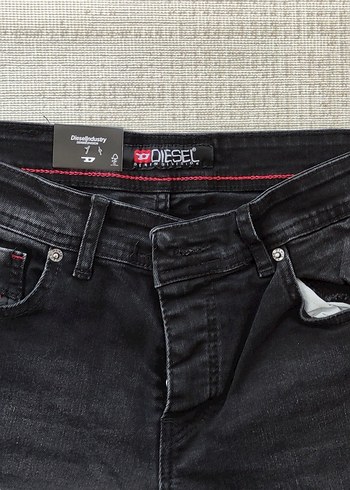 Diesel antrasit slim Fit Kot Pantolon - Görsel 4