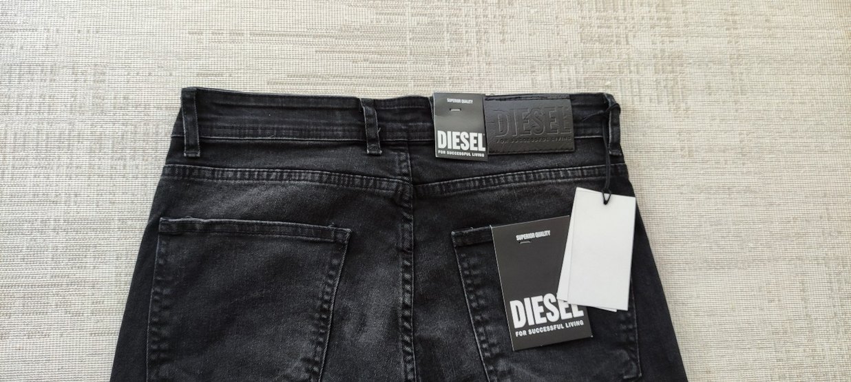 Diesel antrasit slim Fit Kot Pantolon - Görsel 5