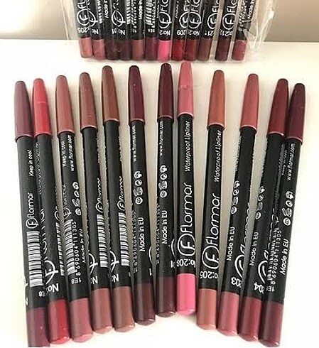 Flormar 10lu dudak kalemi ( ilan açtırınız ? )