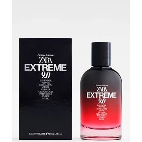 Zara 8.0 9.0 extreme erkek parfümü