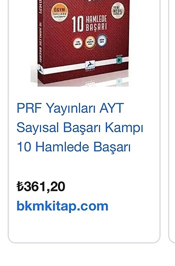 Beden Ayt başarı kampı paraf yayınları