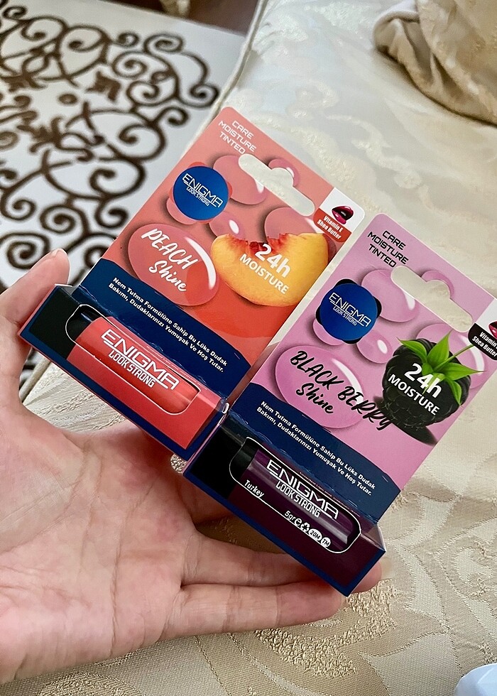 Lip Balm Şeftali & Böğürtlen - Görsel 2