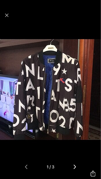Bomber oversize ceket