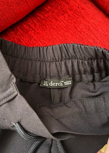 Düğmeli Lacivert Kadın Kumaş Pantolon - Görsel 2