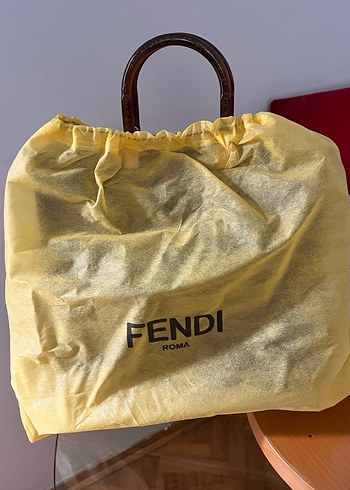 Fendi Roma Siyah Deri Kadın Çanta - Görsel 4