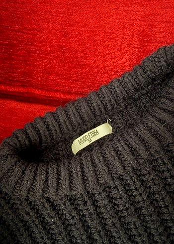 Nakışlı Lacivert Triko Kadın Kazak - Görsel 4