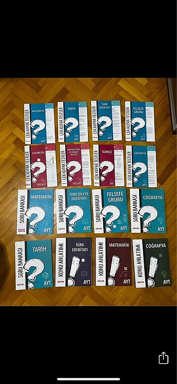  Beden Test/Konu Anlatim, Deneme kitaplari