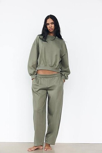m Beden zara jogger eşofman takımı