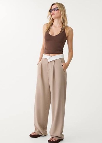 Stradivarius Stradivarius kumaş Pantolon