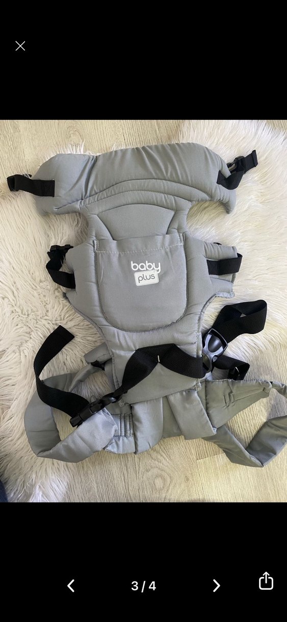 Baby Plus Gri Bebek Kangurusu - Görsel 2