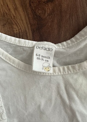 Beyaz Nakışlı Dantelli Bebek Kız Takımı - Görsel 2