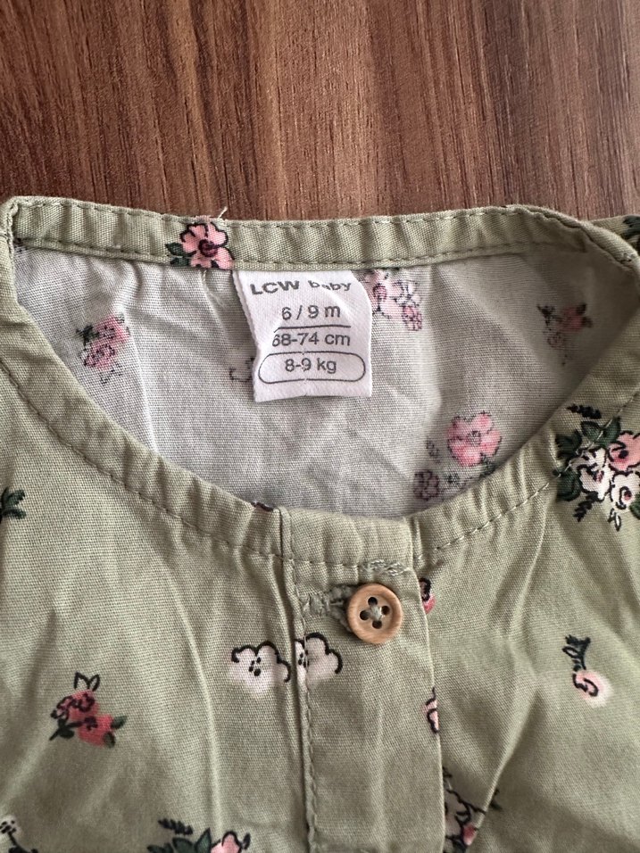 Kız Çocuk Çiçek Desenli Kolsuz üstlük - Görsel 2