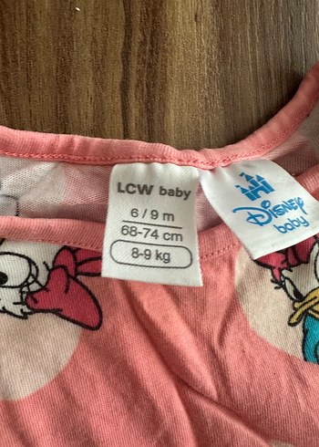 Pembe Baskılı Bebek Kız Tulum - Görsel 2