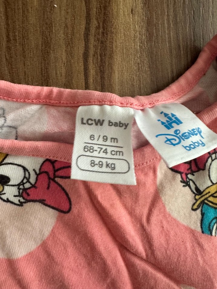 Pembe Baskılı Bebek Kız Tulum - Görsel 2