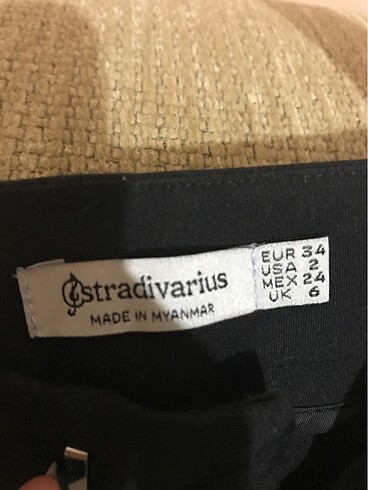 34 Beden siyah Renk Stradivarius Pantolon