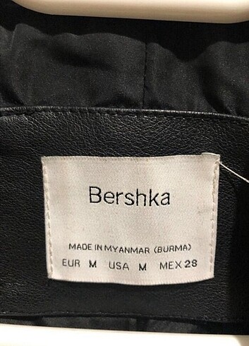 Bershka Bershka siyah deri ceket