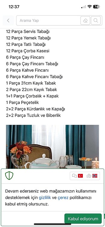 Beden çeşitli Renk Korkamaz yemek takımı
