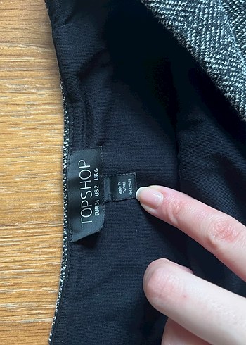 Topshop gri tuvit etek - Görsel 2