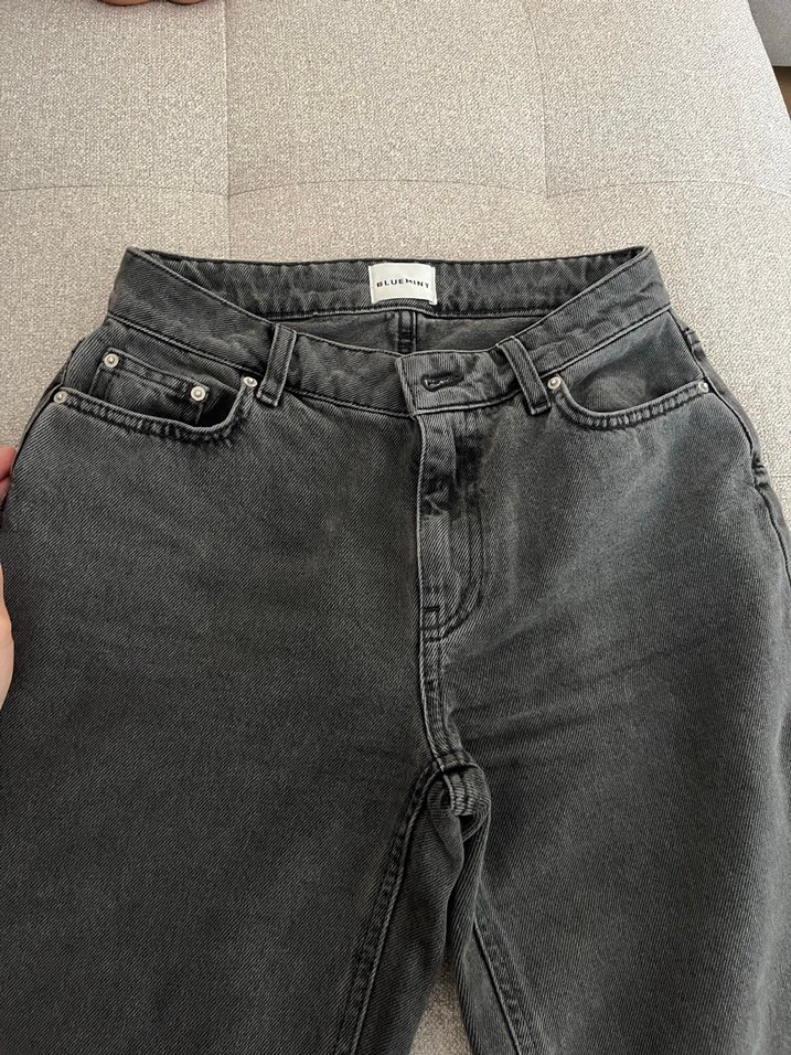 Bluemint Janine Orta Gri Düz Kesim Jean — görsel 5/6