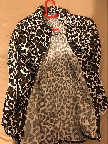 xl Beden Leopar gömlek
