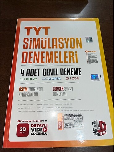 YKS deneme seti