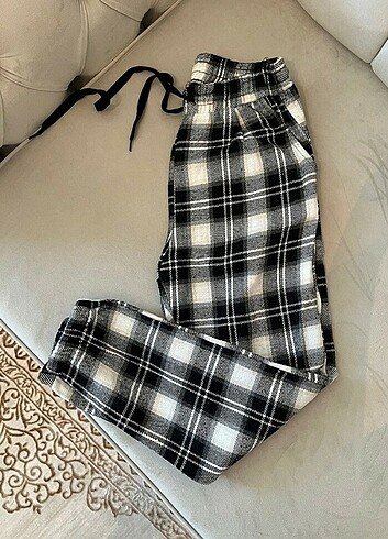 Kareli kışlık pantolon