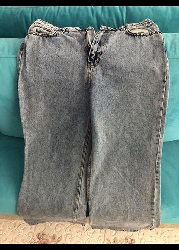 Gri Loose Fit Midi Kot Pantolon - Görsel 2