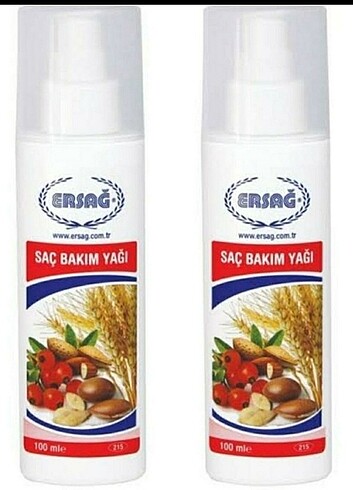 Ersağ saç bakım yağı 